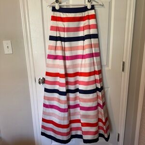 Striped Multicolor Maxi Skirt